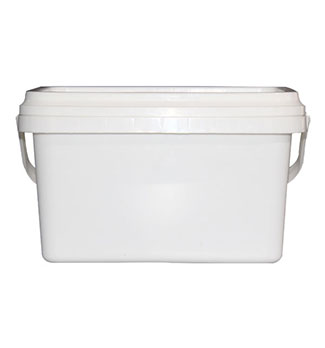 5L長方形白桶