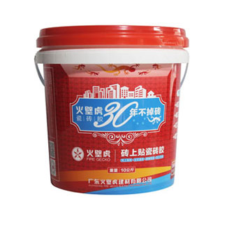 10L模內貼亮光效果背膠桶